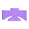 UNDERTAKER V1 (with foot) Logo Display by MANIACMANCAVE3D.stl 4x UNDERTAKER (WWE) Logo Displays by MANIACMANCAVE3D