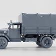tarpaulin-3.jpg Opel Blitz 3-Tons (standard+flatbed) + mobile bunker Panzernest (Germany, WW2)