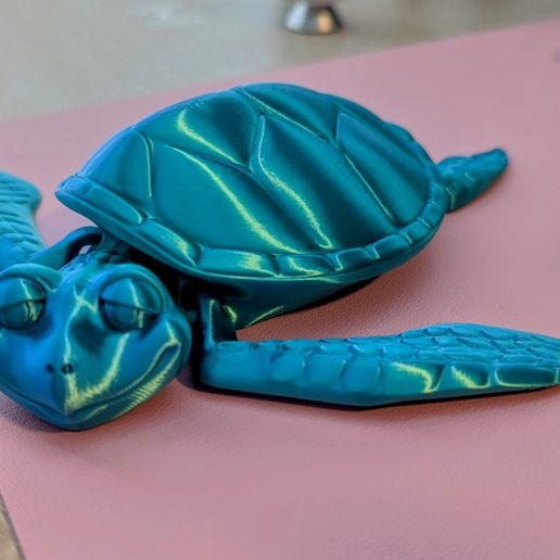 Cute Flexi Print-in-Place Turtle