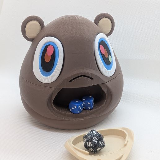 Graduation Bear Deck Box  Kanye West Inspired 3D Printed Card Case for Mtg  Commander Yugioh, Pokemon, Riftbound,Trading Card Games STL File for 3D  printingCults