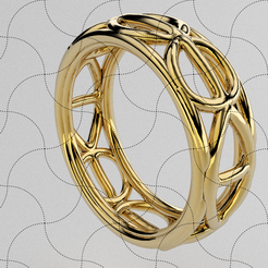 Ring075.png STL file Fine Jewelry, Geometric Shapes Ring 03・Template to download and 3D print, jewbroken