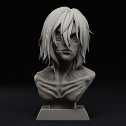 render01.png Archivo STL Escultura de busto de titán femenino・Plan para descargar y imprimir en 3D