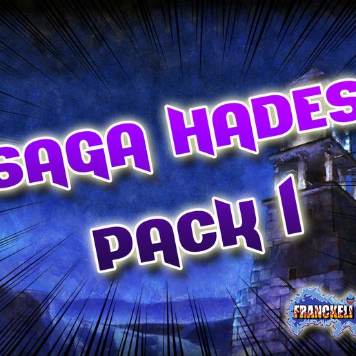 Saint Seiya hades saga pack 1 - 3D model önizlemesi