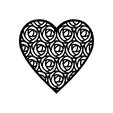 1.png Heart With Rose Decor
