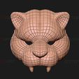 Z1.jpg STL file Squid Game Mask - Vip Tiger Mask Cosplay 3D print model・3D printable design to download