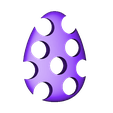 Egg Magnet Dots Top.stl Easter Egg Magnets