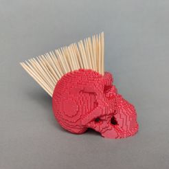 IMG_20210517_163255.jpg STL file skull toothpick・3D printer design to download