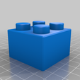 LegoBox_2x2_Stackable_Top.png Simple LEGO Brick Style Stackable Boxes