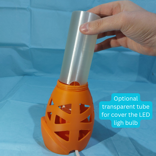 STL file Stylized Fox Lamp - E14 LED Bulb Compatible 🦊 (3MF)・3D print ...