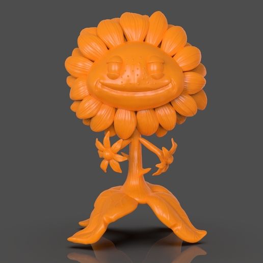 🌻 Sunflower From Plants Vs Zombies・ 3D File for ・Cults