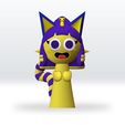 1.jpg Ankha Sprunki OC STL file 3D Model Fanart