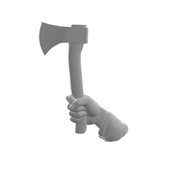Boscaiolo-2.png STL file Lumberjack with axe・3D printable model to download