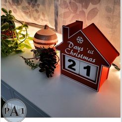 002.jpg Free 3D file CUTE AND SIMPLE ADVENT CALENDAR・3D print design to download