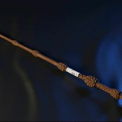 1-ed.jpg Free STL file Albus Dumbledore Wand 3D Print・3D print design to download