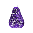 poire.stl Voronoi fruit bowl