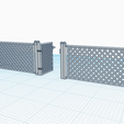 CLF-2.png CHAIN LINK FENCE SET  HO SCALE