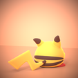 pika-kirby-9.png kirby pikachu - pikakirby 3D print model