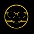 Sunglasses face.png Emoji cookie cutter set 2