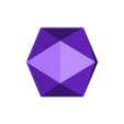 Blank D20 (Uncut).stl Blank 20 Sided Die (D20) (Smooth)