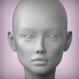 2.10.jpg 41 3D HEAD FACE FEMALE CHARACTER TEENAGER PORTRAIT DOLL 3D model 3D model 3D model