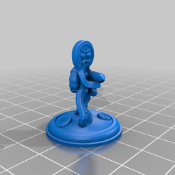 Gingerbread_Man_with_Candy_Cane_by_Mehdals.png Free STL file Gingerbread Man Knight for Tabletop Adventures・3D print design to download, Mehdals