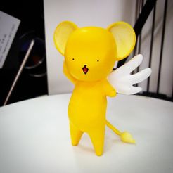 40a75db9880f8878644ba2d1b353ff6c_display_large.jpeg Fichier STL gratuit Kero Chan (Keroberos dans Cardcaptor Sakura)・Objet pour impression 3D à télécharger