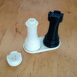 Towers.jpg Free STL file Salt and Pepper Shaker Towers・3D printing idea to download