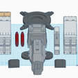 Anti-spacecraft-missile-customizable-layout06.png -MHW03C- Mecha Anti-spacecraft missile launcer turret 3D print model