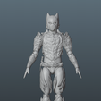 front.png STL file Shadow - Wolf Warrior v2.0 (single piece Action Figure)・3D printing template to download