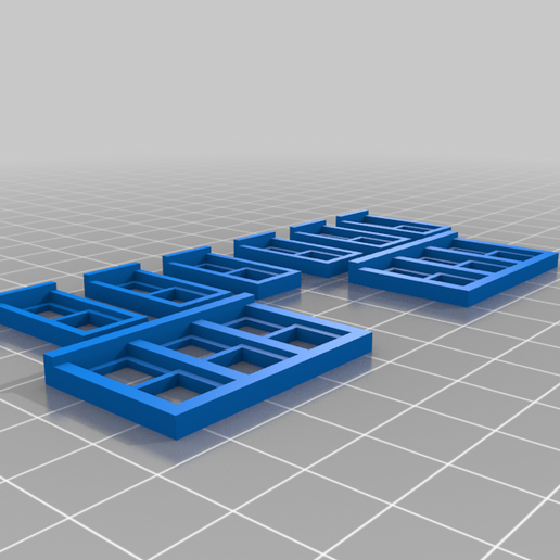 🏠 HO Scale Background Buiiding Apartments・Free STL File for 3D printing ...
