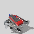IMG_6771.png Ford Barra Turbo Engine LOW POLY