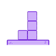 TetrisTrophyLPiece1.stl Tetris Trophies (all 7 pieces) - Maximus Cup Tetris 99 - Nintendo Switch