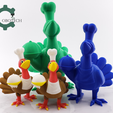 06.-Group-Photo.png Cobotech Articulated Turkey Chef, Thanksgiving Decor