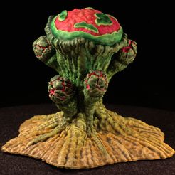 IMG_0023_small.jpg Free STL file Tabletop plant: "Pincushion Plant" (Alien Vegetation 38)・3D printing design to download