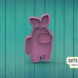 CUTTERDESIGN Dy COOKIE CUTTER MAKER Among Us Leaf Hat Leaf Hat Leaf Hat Cookie Cutter