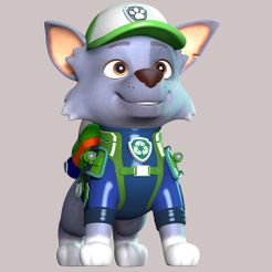 1_1.jpg 3D file Rocky Recycler - PAW Patrol The Movie・Design to download and 3D print