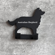 5-Australian-Shepherd-hook-with-name.png Australian Shepherd dog lead hook stl file