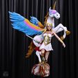 Front_full_Live3dPrints_PT.jpg She-Ra, Princess of Power and Swift Wind for 3D Printing