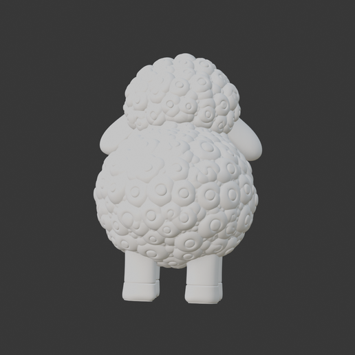 🐑 Sheep STL File | Cute Ram 3D Model | Animal Figurine | 3D Print File ...