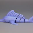 Flexi-Marlin-3.jpg Sylized Flexi Marlin Fish Stl Model