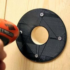 HoleCover_Installed.jpg Free STL file Bird house hole cover・3D print design to download