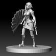 2.jpg SciFi Cyberpunk Female ninja soldier figurine for 3d printing 3D print model