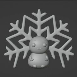 1.jpg Snowflake Lady Christmas  hanging decoration