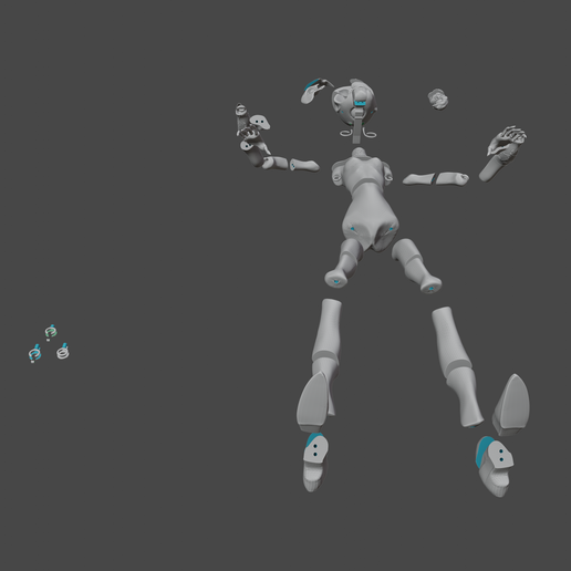 Image0025.png Donna Beneviento Angie Doll 3D Model Digital File - Residual Evil 8 Cosplay - Donna Beneviento Cosplay - 3D Printing- 3D Print - RE8