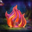 SorcererFire_RENDER.jpg STL-Datei Sorcerer's Flame Dice Tower - SUPPORT FREE!・Modell für 3D-Drucker zum Herunterladen