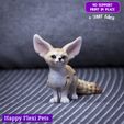 4.jpg Fennec fox realistic articulated flexi toy