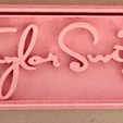 Signature.png Taylor Swift - Signature Cookie Cutter