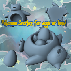 gzagaz.png Pokemon Snorlax For Eggs Or Bowl