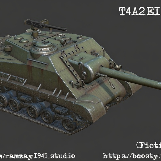 T4A2E1 Hornet fictional US WWII SPA 1:100