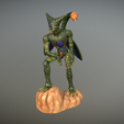 cell_imperfecto1.png Imperfect Cell Action Figure Dragon Ball Z 3D print model